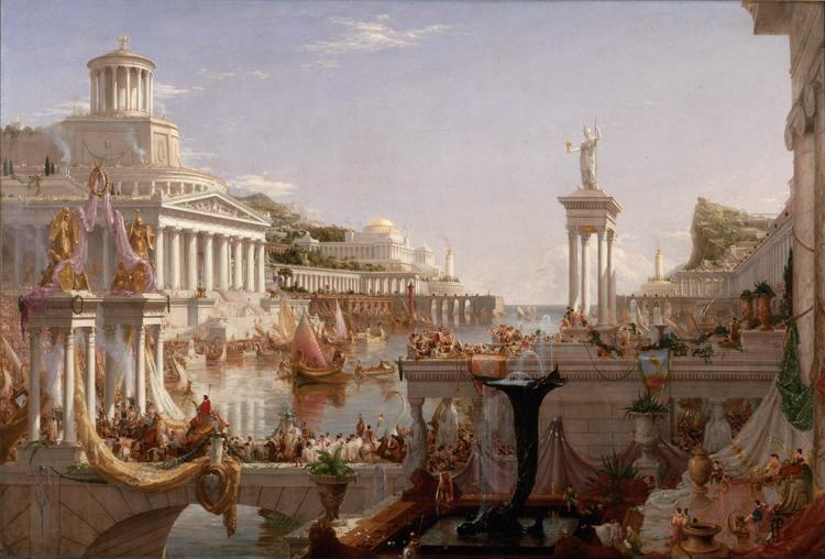 Thomas Cole The Course of Empire: The Consummation of Empire (mk13) oil painting picture